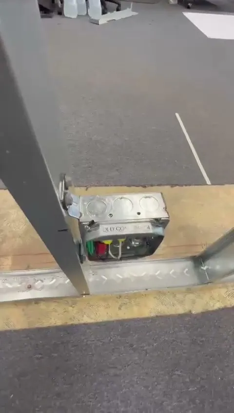 Commercial office rough-in, from a Storm Electrical job site